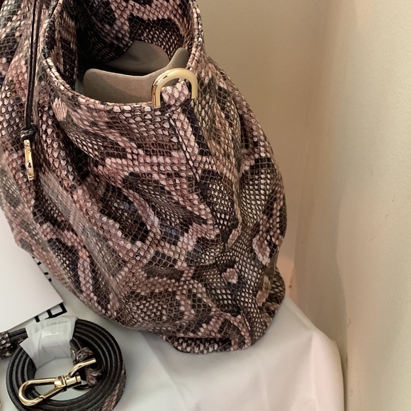 Brahmin Haiku Collection Renata Animal Print Leather Tote Bag - Picture 10 of 16